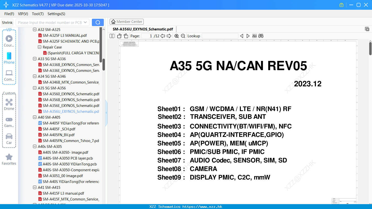 Samsung SM-A356U_EXYNOS_Schematic